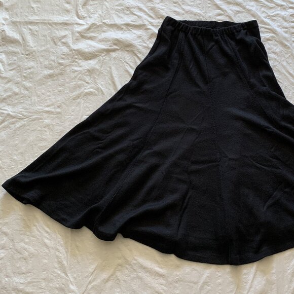 Vintage Women's Skirt by Shirley K - Black - Size Small S/P - Made in Canada - Picture 8 of 16